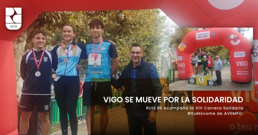 RUIZ RE participa en la XIV Carrera Solidaria de AVEMPO en Vigo.